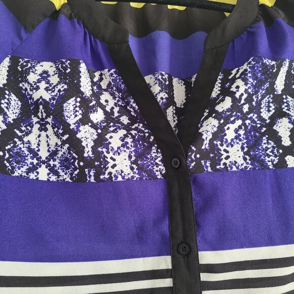 Calvin Klein Womens Button Front Blouse Small - Picture 9 of 10